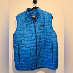 Patagonia Men's Vibrant Blue Puffer Vest